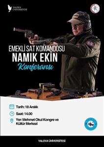 Emekli Sat Komandosu Namık Ekin Konferansı